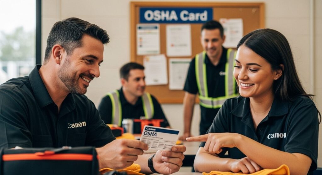 OSHA card safety