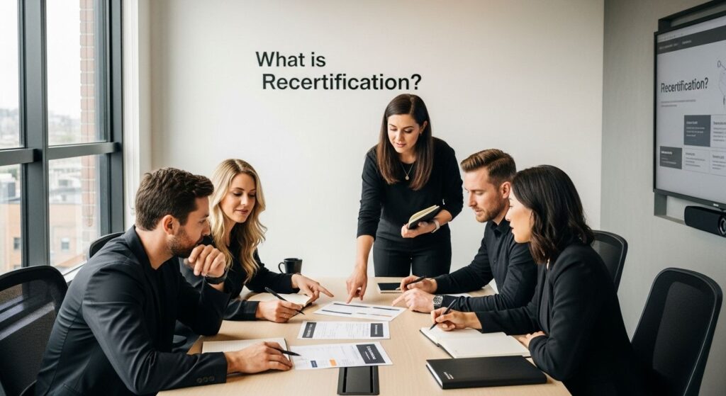 recertification professionals teamwork