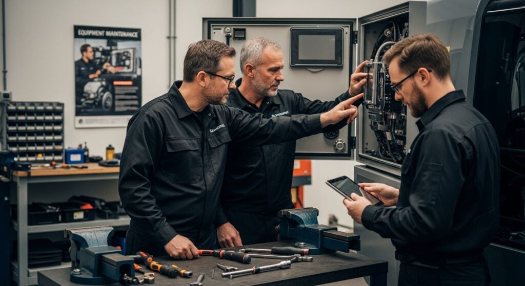 equipment maintenance, workplace