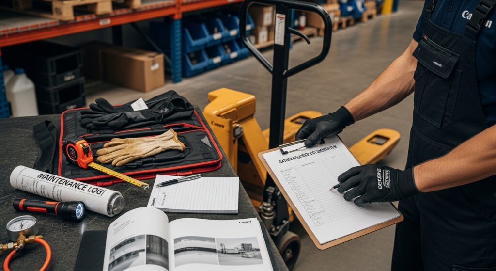 pallet jack inspection checklist