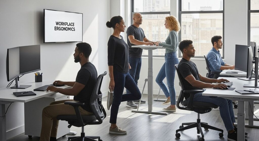 workplace ergonomics office image