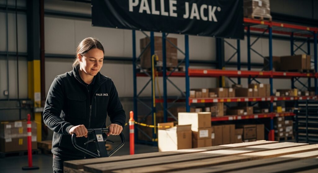 pallet jack warehouse