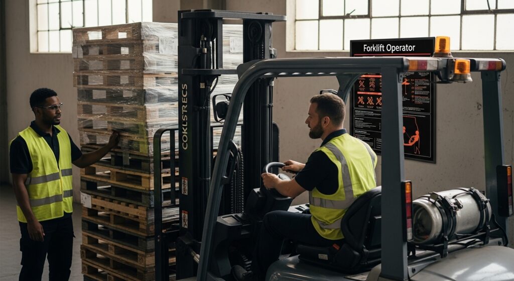 forklift operator responsibilities image