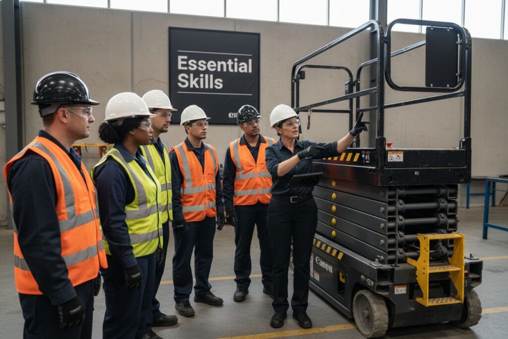 scissor lift training essential skills