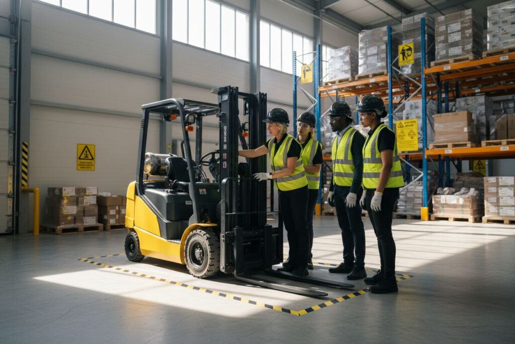 forklift training warehouse