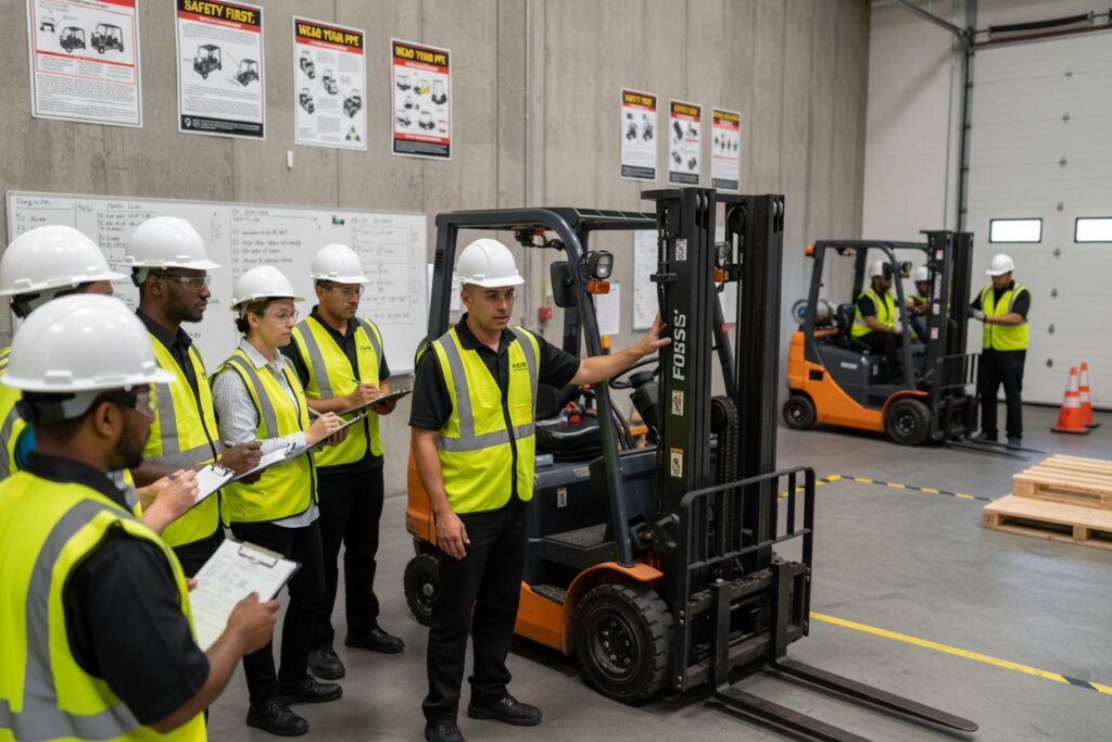 forklift operator training warehouse