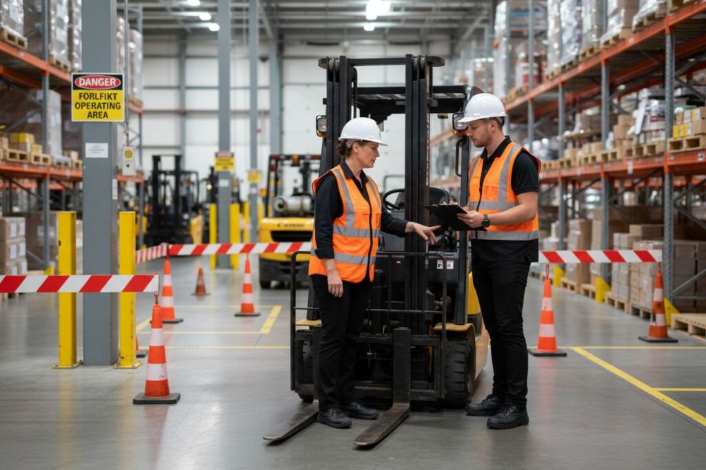 forklift training warehouse
