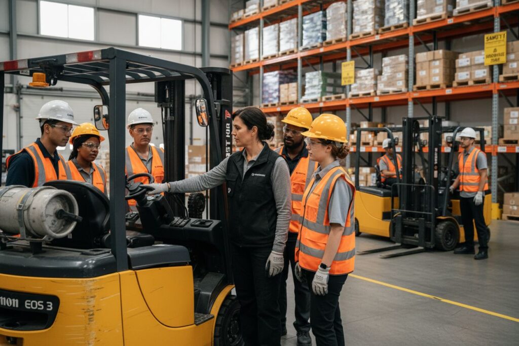 forklift hands-on training