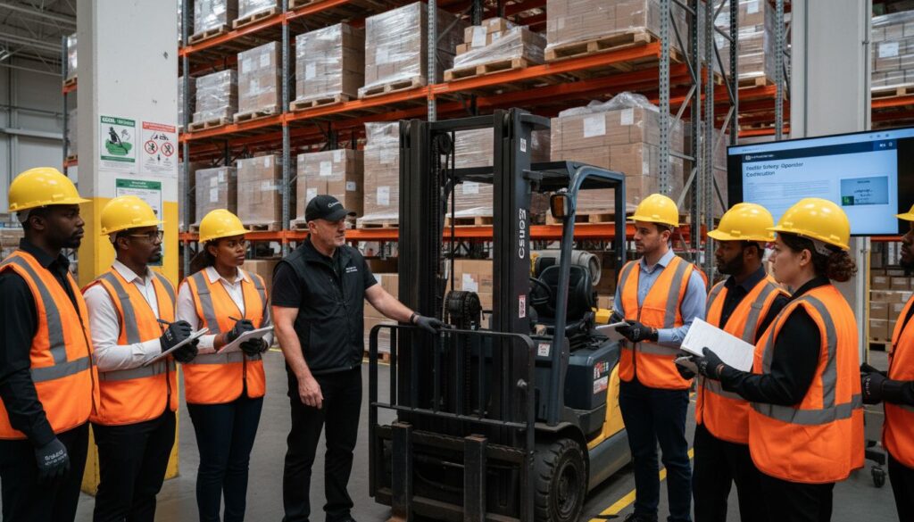 forklift training warehouse