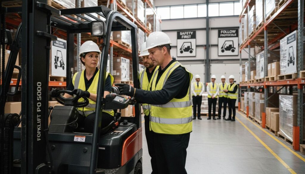 forklift training warehouse