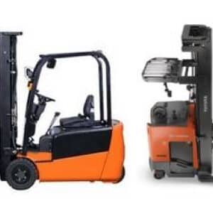 Hands on Stand-up Reach Forklift Training and Forklift Certification- Hayward