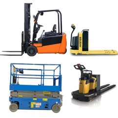 Forklift, Riding Electric Pallet Jack, EPJ AND Scissor Lift